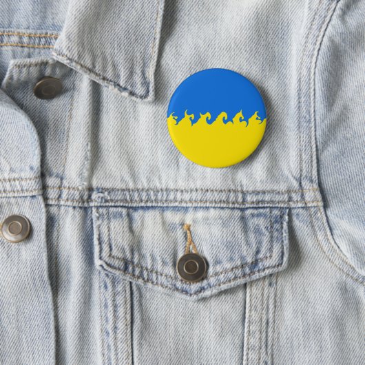 Ukraine - Gnadenflagge Button (Beispiel)
