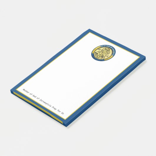 UKRAINE GOTTERMUTTER VON ZARVANYTSIA RELIGIOUS  POST-IT KLEBEZETTEL (angewinkelt)