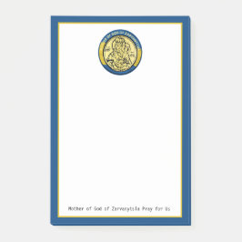 UKRAINE GOTTERMUTTER VON ZARVANYTSIA RELIGIOUS  POST-IT KLEBEZETTEL