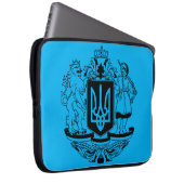 Ukraine Größeres Wappen Laptopschutzhülle (Vorne Rechts)