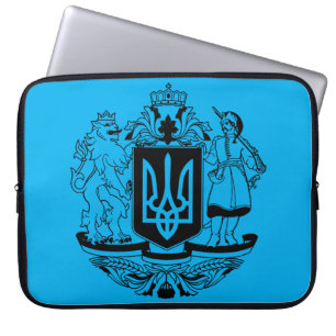 Ukraine Größeres Wappen Laptopschutzhülle