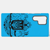 Ukraine Größeres Wappen Samsung Galaxy Hülle (Rückseite (Horizontal))