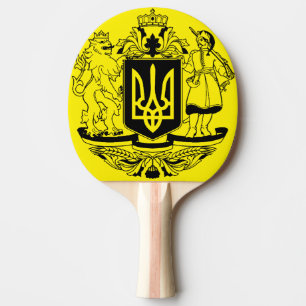 Ukraine Größeres Wappen Tischtennis Schläger