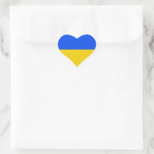 UKRAINE Herz-Aufkleber (Tasche)