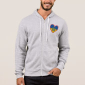 Ukraine - Herz Hoodie (Vorderseite)