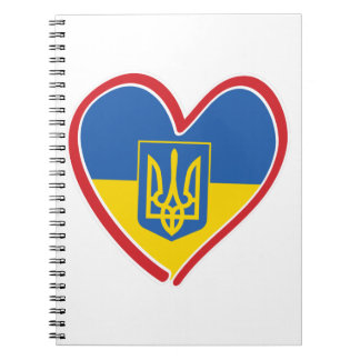 Ukraine - Herz Notizblock