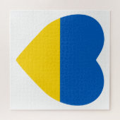 Ukraine Herz Puzzle (Horizontal)
