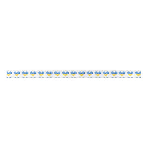 Ukraine Herz Satinband