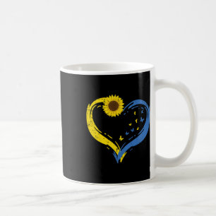 Ukraine Herz Sonnenblume Schmetterling Ukrainische Kaffeetasse