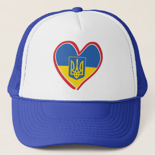 Ukraine - Herz Truckerkappe