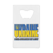 Ukraine-I-Not-Ammo Geldbeutel Flaschenöffner (Vorderseite)