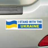 Ukraine Ich stehe mit der Ukraine Autoaufkleber (Auf Auto)