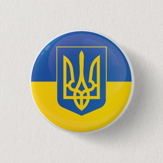 Ukraine-Icon-Flagge Button (Vorderseite)