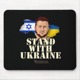 Ukraine Israel Wolodymyr Selenskyj Steht mit der U Mousepad