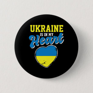 Ukraine ist in meinem Herzen Stolz ukrainischer Re Button