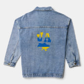 Ukraine Jeansjacke (Rückseite)
