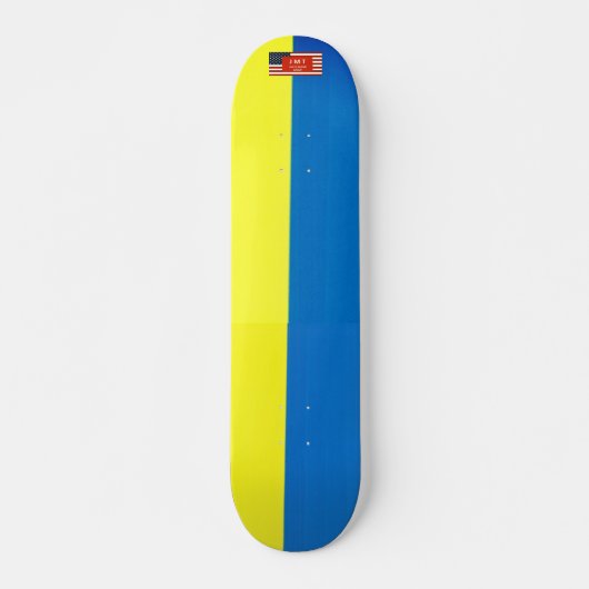 UKRAINE JMT Skateboard, 7 ¾ Zoll Deck Skateboard (Vorne)