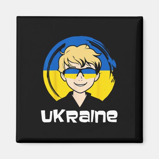 Ukraine Junge Magnet (Vorne)