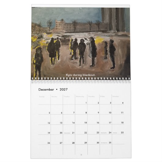 Ukraine-Kalender 2026 Kalender (Dez 2027)