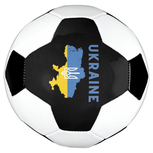 Ukraine-Karte Fußball (Gedreht)