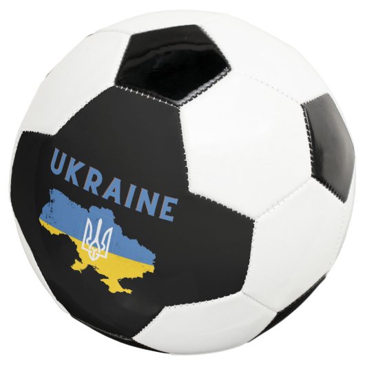 Ukraine-Karte Fußball (Dreiviertel)