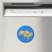 Ukraine Karte Magnet (In Situ (Geschirrspüler))