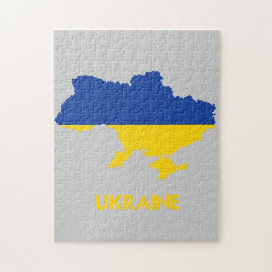 UKRAINE-KARTE PUZZLE (Vertikal)