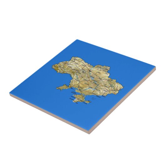 Ukraine-Karten-Fliese Fliese (Seite)