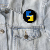Ukraine Kein Krieg Bitte Frieden Mit Ukrainischer  Button (Beispiel)