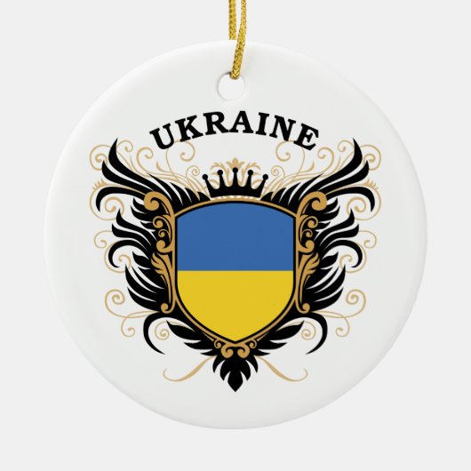 Ukraine Keramik Ornament (Vorne)