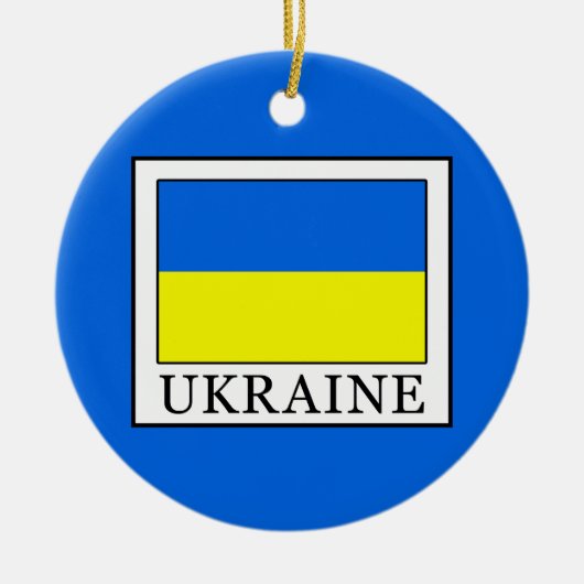 Ukraine Keramik Ornament (Vorne)