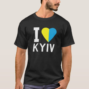 Ukraine Kiew unterstützt und steht unter ukrainisc T-Shirt