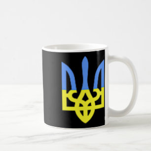Ukraine Kraut Blau Und Gelb Ukrainische Flagge Tas Kaffeetasse