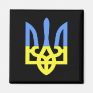 Ukraine Kraut Blau Und Gelb Ukrainische Flagge Tas Magnet