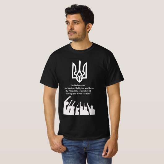 Ukraine-Kriegssolidarität T-Shirt (Vorne ganz)