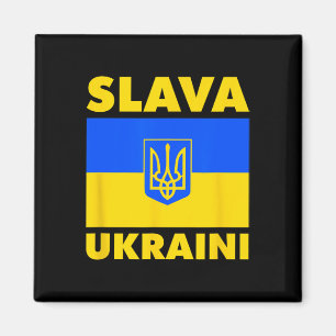 Ukraine Landesflagge Stolz Slava Ukraini Magnet