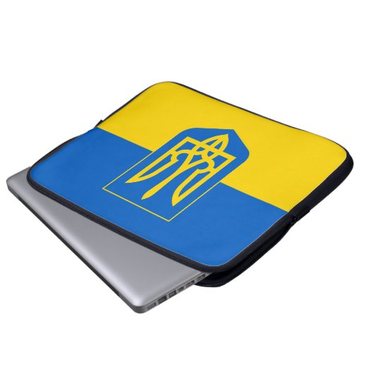 Ukraine Laptopschutzhülle (Vorne Knopf)