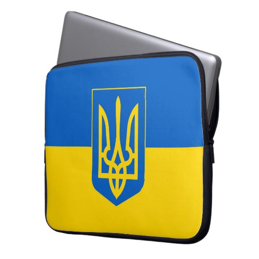 Ukraine Laptopschutzhülle (Vorderseite Links)