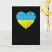 Ukraine Liebe Karte (Gelbe Blume)
