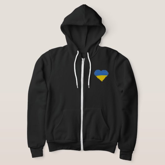 Ukraine Liebe und Flagge Hoodie (Ablage )