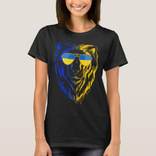 Ukraine Löwe Unterstützen Sie die Ukraine T-Shirt