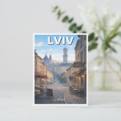 Ukraine Lviv Reise Postkarte (Stehend Vorderseite)