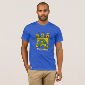 Ukraine & Lwiwer Stadt - Wappen, ukrainische Flagg T-Shirt (Vorne ganz)