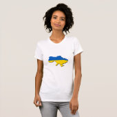 Ukraine Map T-Shirt (Vorne ganz)