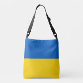 Ukraine Mode, Shopping und ukrainische Flaggenstad Tragetaschen Mit Langen Trägern (Rückseite)