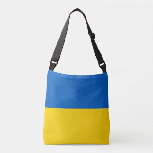 Ukraine Mode, Shopping und ukrainische Flaggenstad Tragetaschen Mit Langen Trägern (Vorderseite)
