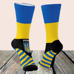 Ukraine, Mode, ukrainische Flagge, patriotisch Socken