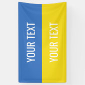 Ukraine - Nationale Flagge der Ukraine Banner (Vertikal)