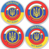 Ukraine - nicht Russland Sticker (Vorderseite)