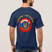 Ukraine - nicht Russland T-Shirt (Rückseite)